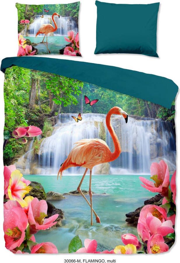Pure Dekbedovertrek Flamingo Lits-Jumeaux 240x200 220 cm Zacht Microvezel