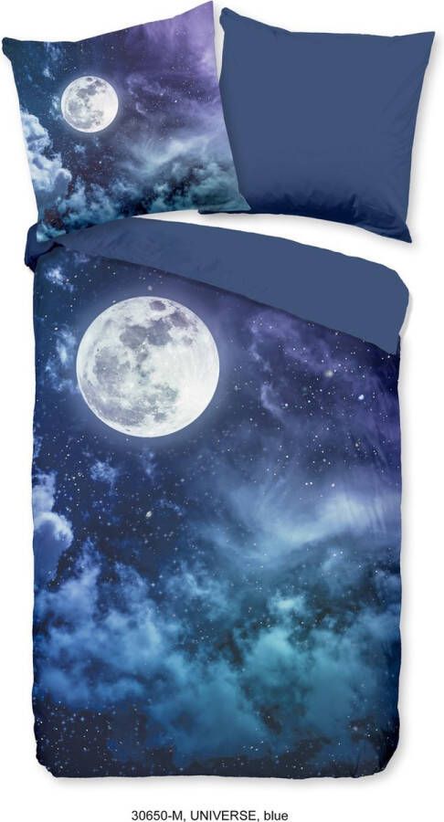 Pure Dekbedovertrek Micropercal Universe multi 200x200 220cm