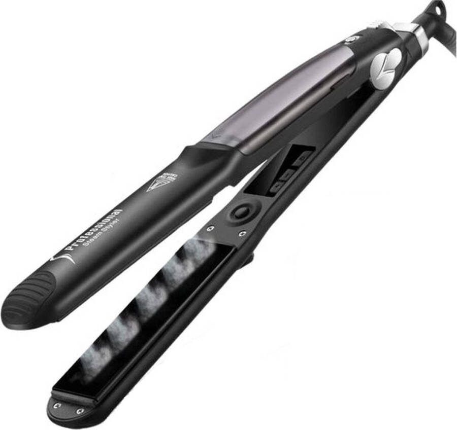PureBeauty Stoom Stijltang 5.0 Krultang Professionele Steampods Incl. Handschoen & Haarclips