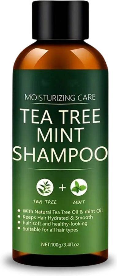 PureOil Tea Tree Olie Shampoo 100ML 100% puur Anti Roos Haargroei Etherische Olie