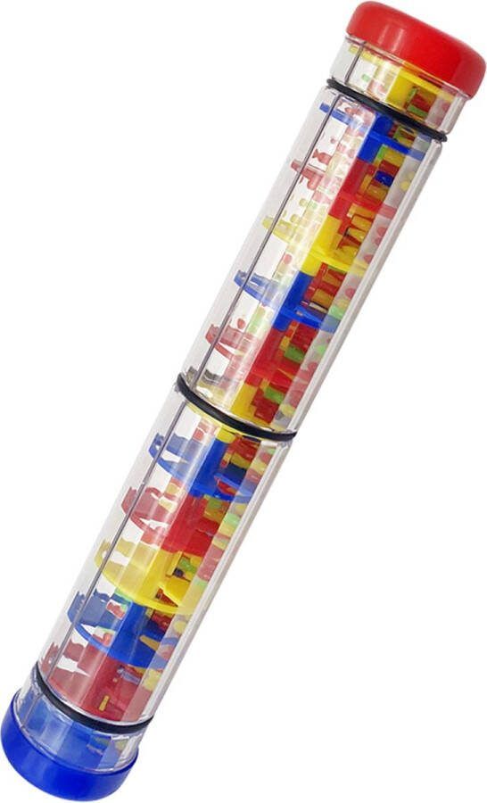 Purepeak Regenrammelaar 29 cm Regenmaker Baby Speelgoed Regenstaaf Kinderspeelgoed 2 Jaar Muziekinstrument