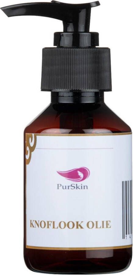 PureSkin Purskin Knoflook Olie 100ML INCL SHAMPOO & DERMAROLLER en Haarnet Knoflook haar olie Zwarte Zaad| Haargroei Kale plekken Dikker haar