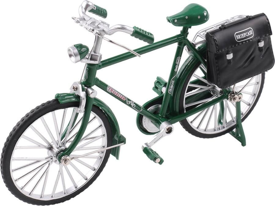 Puresolve Doe -het-zelf groen fietsmodel schaalmodel bouwpakket 51 delig knutselen Bouw je eigen fietsmodel 51-delige fiets zelfbouwkit Fietsmodel Vintage miniatuur fiets Handgemaakt