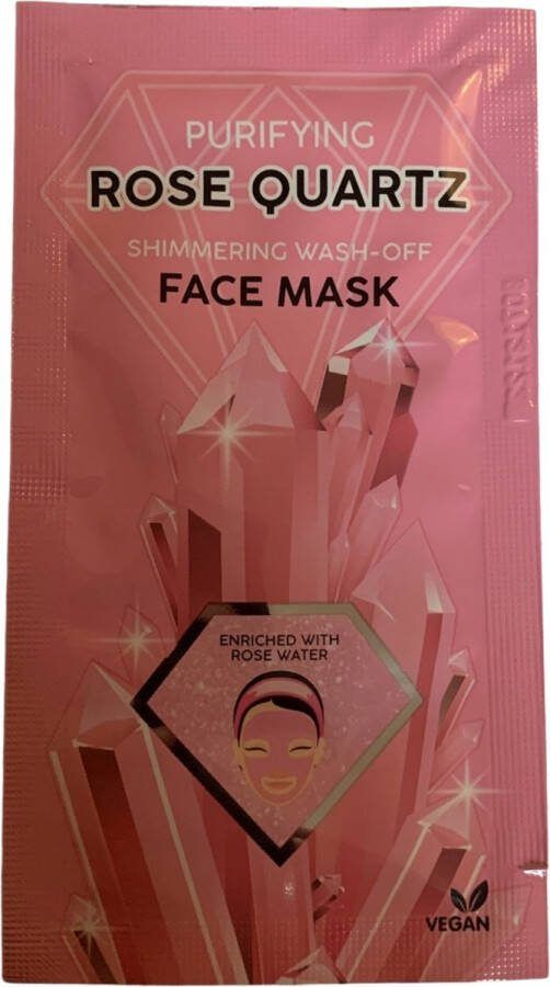 Purifying Gezichtsmasker Rose Quartz (Per Stuk) Inclusief Verzendkosten