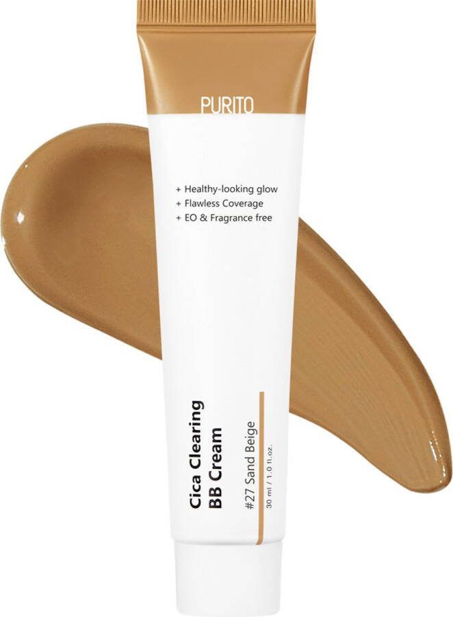 Purito SEOUL Cica Clearing BB Cream Korean Skincare 21 Light Beige 30ml