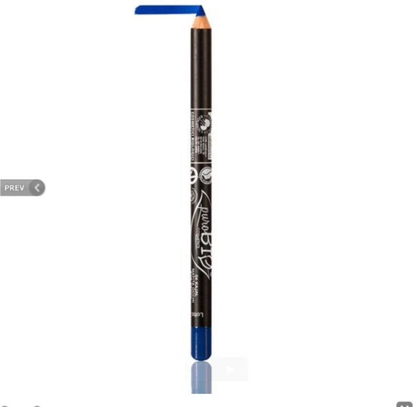 PuroBIO oogpotlood 04 electricblue -Vegan