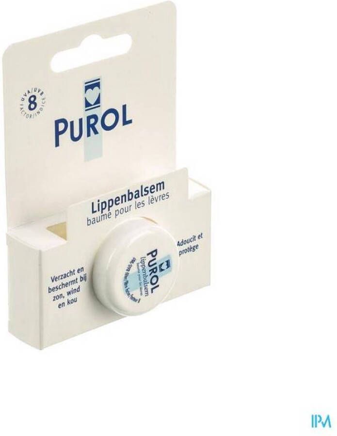 Purol Lippenbalsem Potje Blister 6x5ml Voordeelverpakking