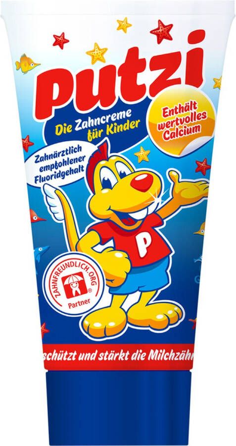 Putzi tandpasta met frisse smaak voor kinderen onder 2 jaar 50 ml