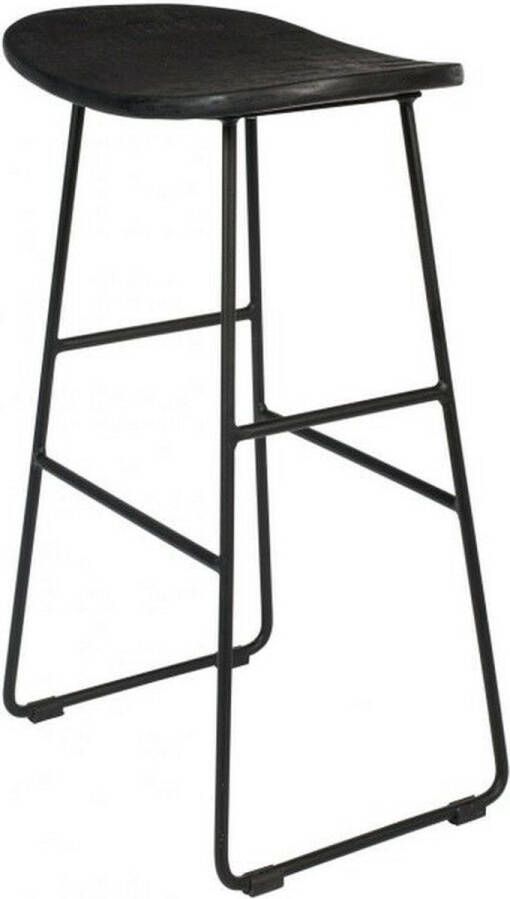Puur Trondheim barkruk 62 cm zwart