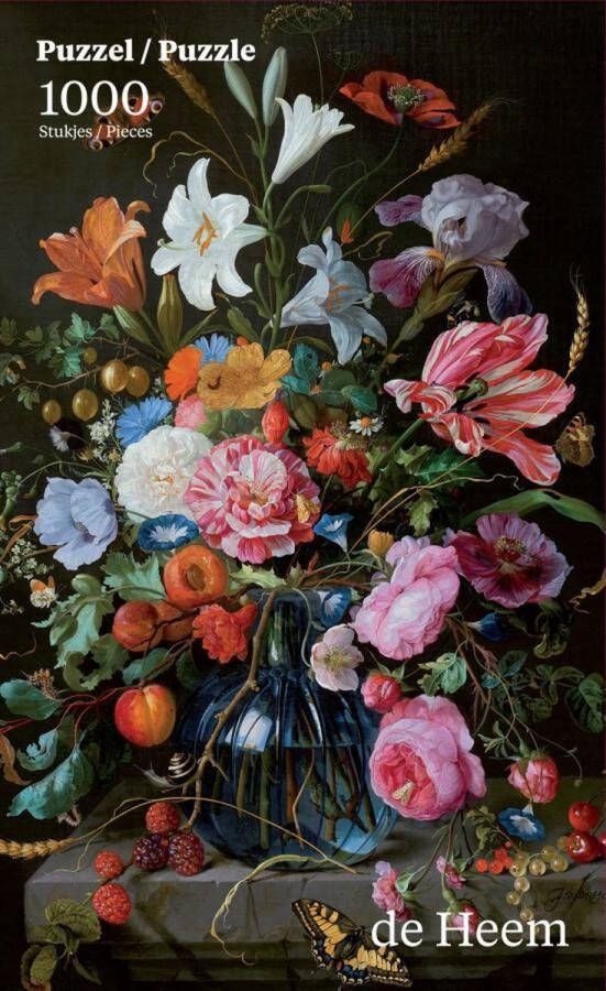 Puzzelman Vaas met Bloemen Jan de Heem (Mauritshuis) (1000)