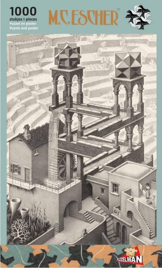Puzzelman Waterval M.C. Escher (1000)