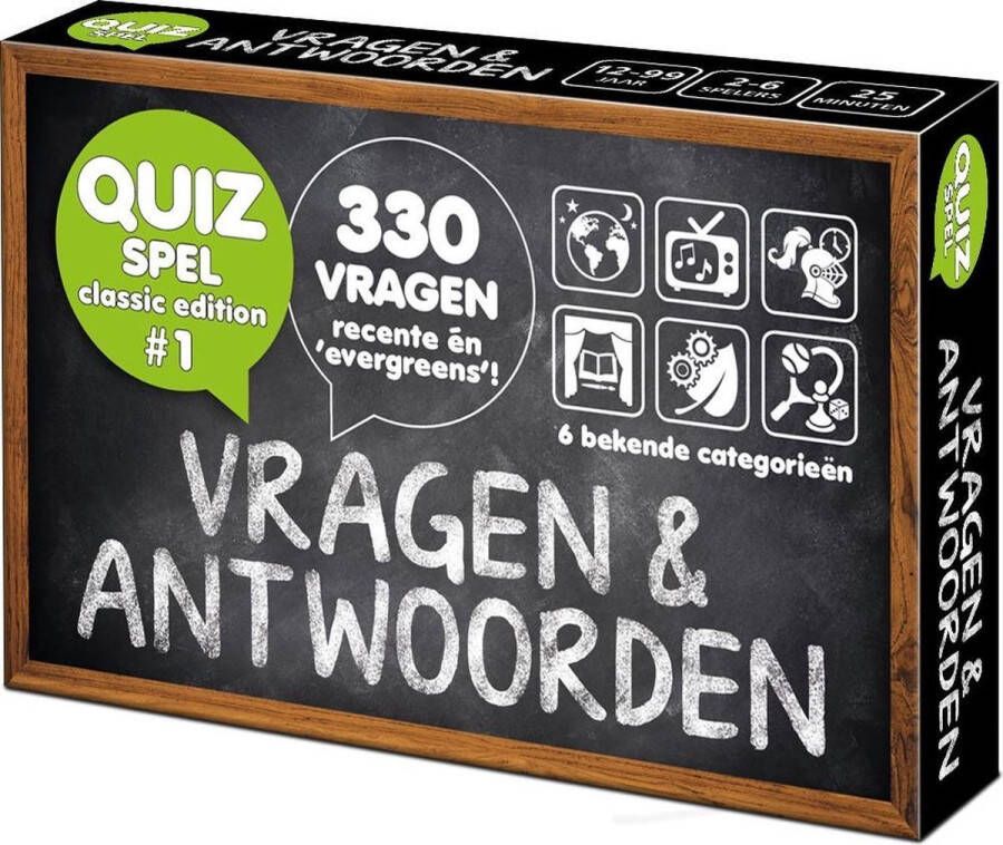 Puzzles & Games Vragen & Antwoorden #1 Pocketformaat Trivia Quiz en Aanvulset Uitbreiding