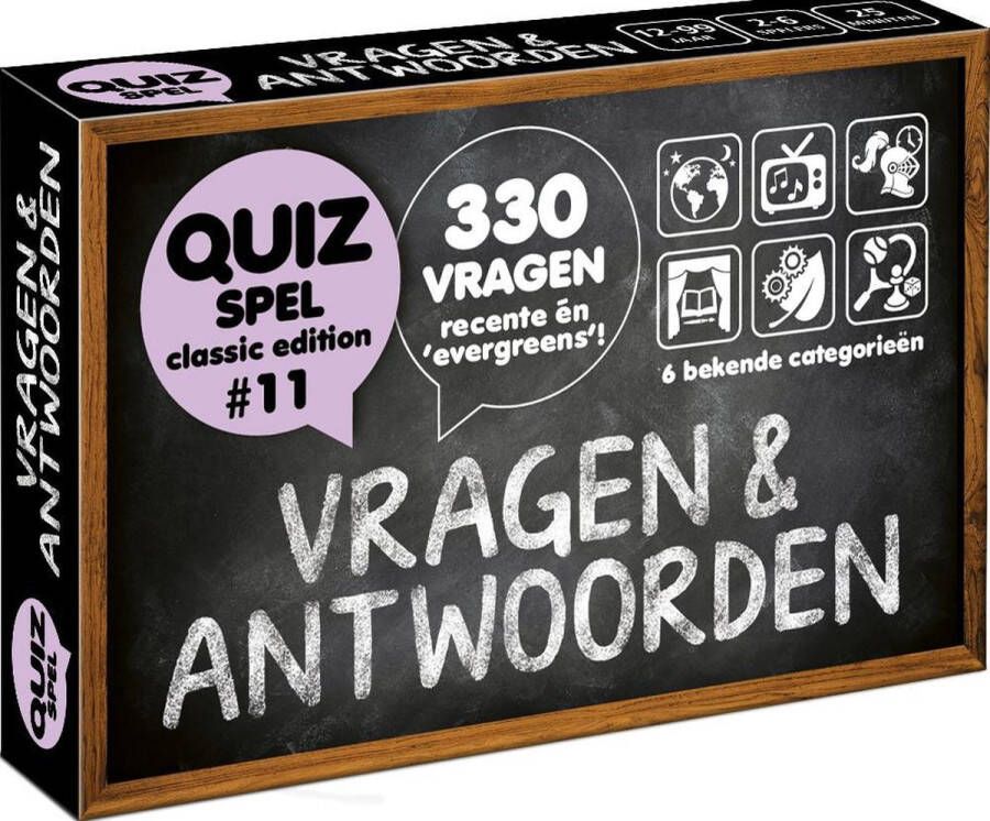 Puzzles & Games Vragen & Antwoorden #11 Pocketformaat Trivia Quiz en Aanvulset Uitbreiding