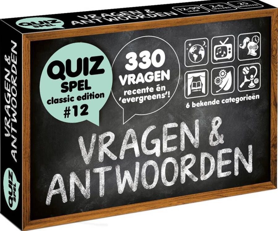 Puzzles & Games Vragen & Antwoorden #12 Pocketformaat Trivia Quiz en Aanvulset Uitbreiding