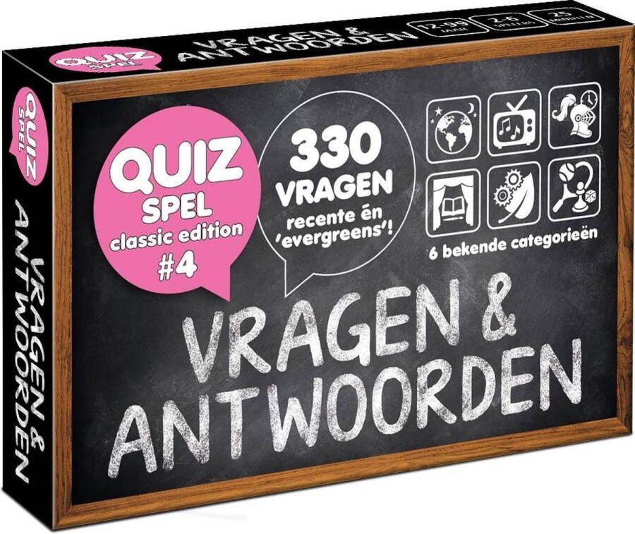 Puzzles & Games Vragen & Antwoorden #4 Pocketformaat Trivia Quiz en Aanvulset Uitbreiding