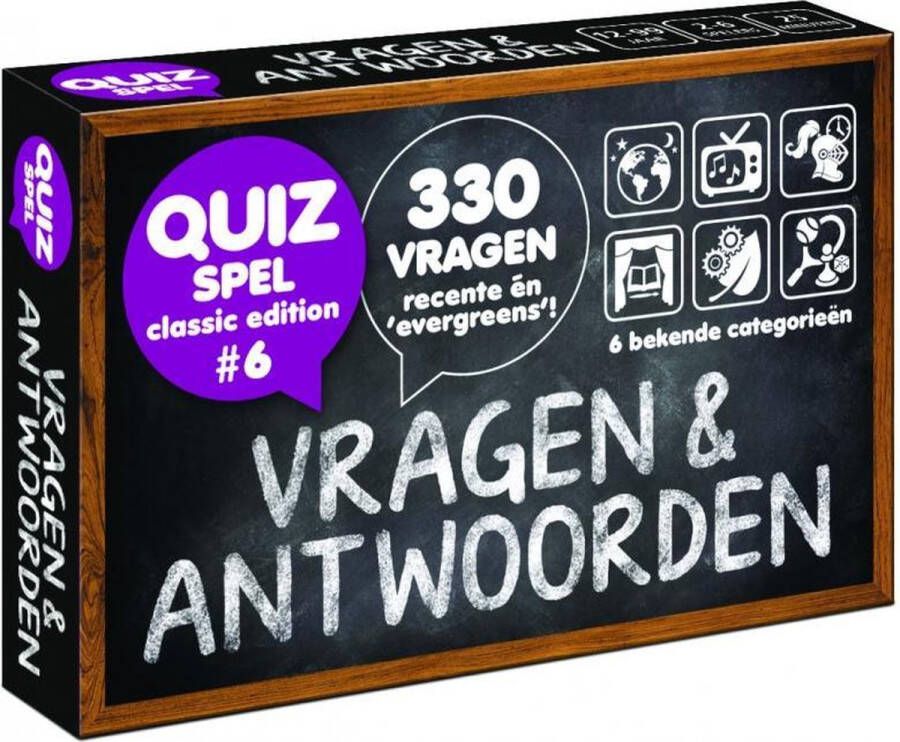 Puzzles & Games Vragen & Antwoorden #6 Pocketformaat Trivia Quiz en Aanvulset Uitbreiding