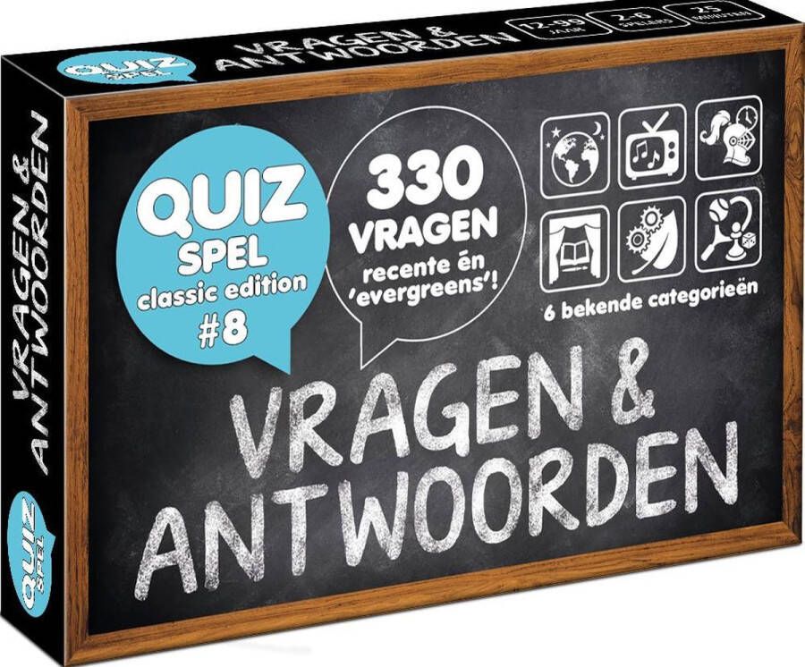 Puzzles & Games Vragen & Antwoorden #8 Pocketformaat Trivia Quiz en Aanvulset Uitbreiding