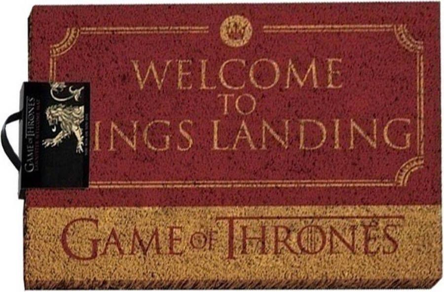 Pyramid International Game of Thrones Welcome to Kings Landing deurmat