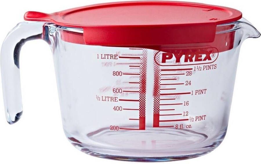 PYREX Maatbeker en Deksel 1 liter | Classic Prepware