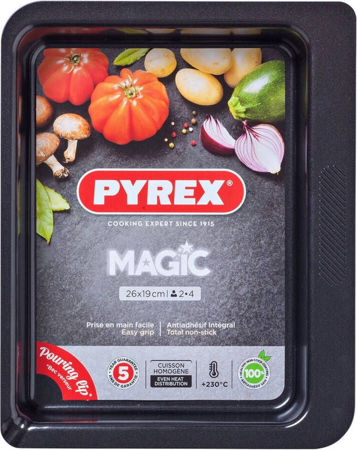 PYREX Ovenschaal Magic Rechthoekig 26 x 18 cm Metaal 6 Stuks