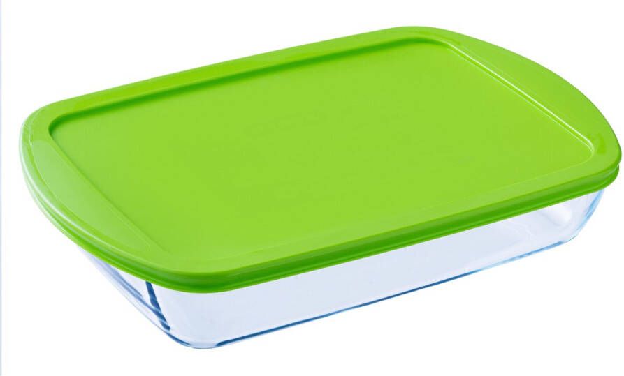 PYREX Cook & Store Vershoudbakje Borosilicaatglas 4 5 liter Transparant