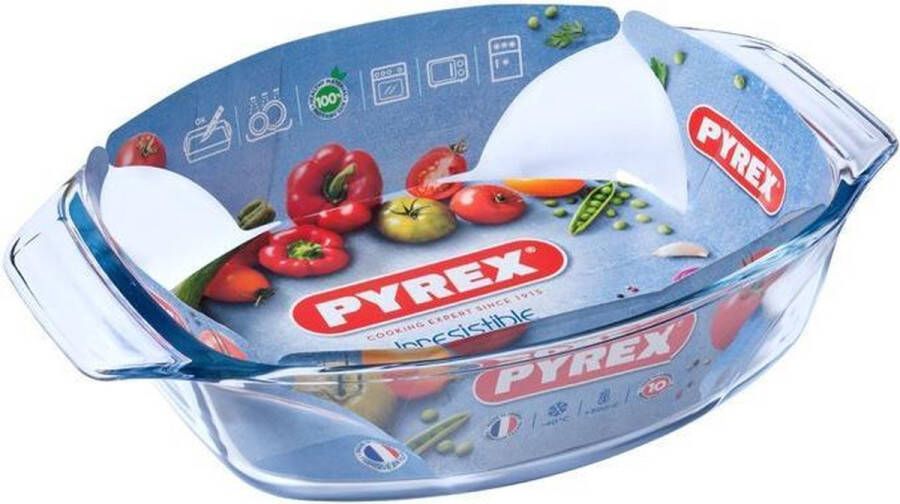 PYREX Ovenschaal Ovaal Gehard Glas 2.7 l