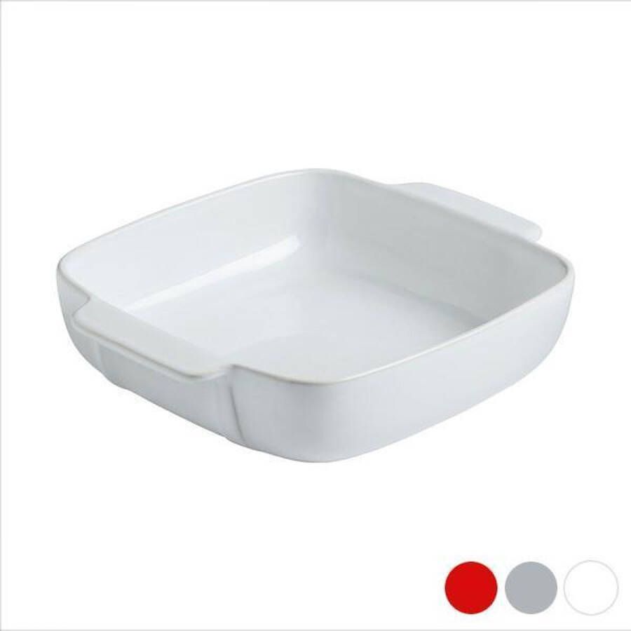 PYREX Signature Ovenschaal Vierkant Keramiek 22x22 cm Grijs