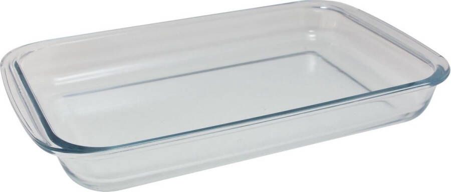PYREX Rechthoekige glazen ovenschaal 3 liter 39 x 23 5 x 5 cm Ovenschotel schalen Bakvorm