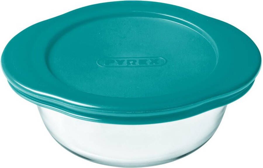 PYREX Schaal Rond met Deksel 0 35 liter | Cook & Store