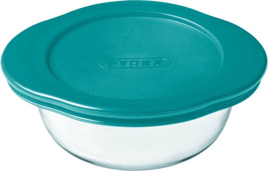 PYREX Schaal Rond met Deksel 1 liter | Cook & Store