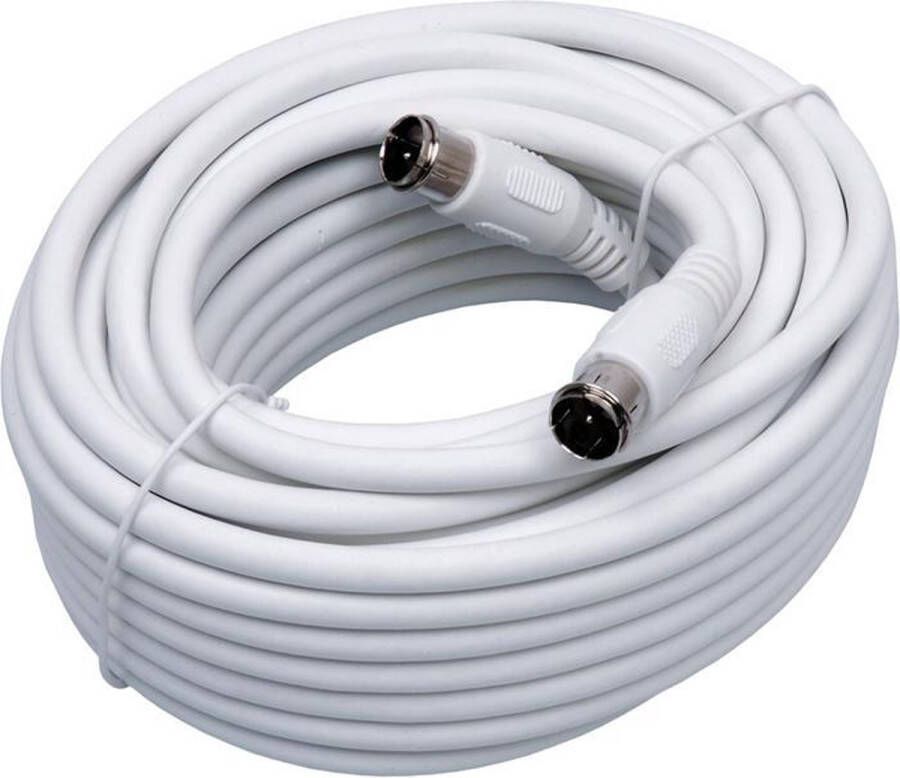 Q-Link COAX KABEL RG59 10.0M F-CONNECTOR WIT