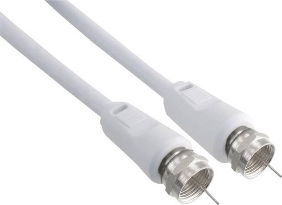 Q-Link coax kabel RG59 2 meter met F-connector wit