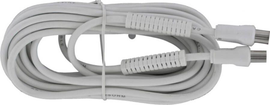 Q-Link QLINK coax kabel 3c2v hf 5.0m stek recht wt