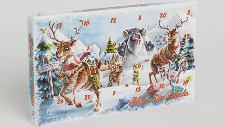 Q-Workshop Advent Dice Calendar #3 Accessoires