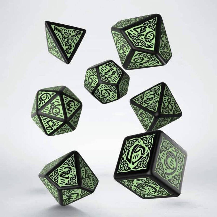 Q Workshop Polydice 7 Celtic Black Green Q-Workshop