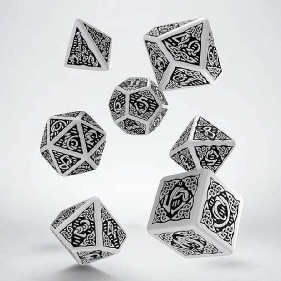 Q Workshop Polydice Set Q-Workshop Celtic White Black