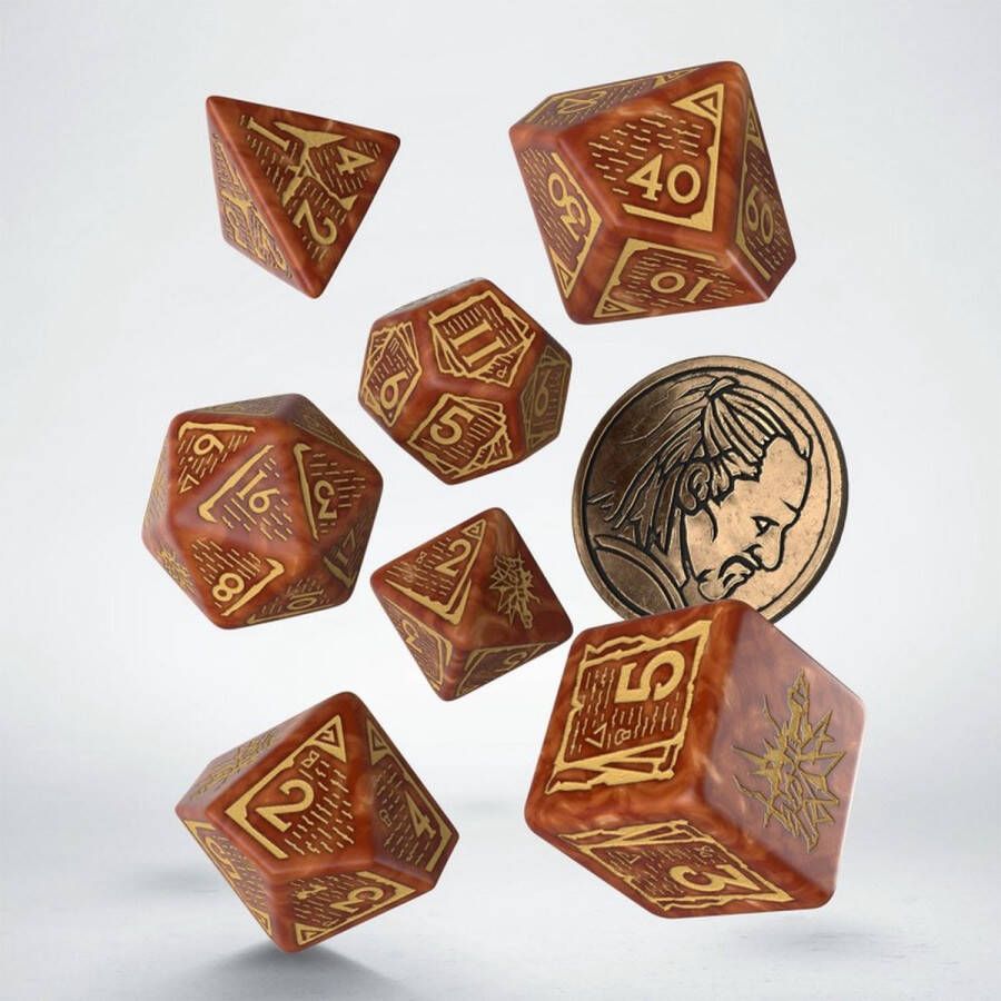 Q Workshop The Witcher: Vesemir The Wise Witcher Dice Set