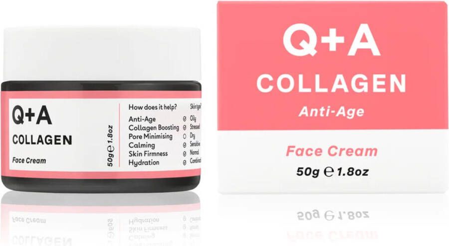 Q+A Skincare Collagen Dagcrème 3x 50 gr Voordeelverpakking