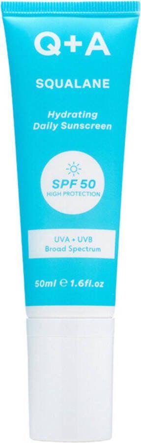 Q+A Face Sunscreen SPF 50 Hydrating 50 ml