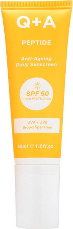 Q+A Face Sunscreen SPF 50 Renewing 50 ml
