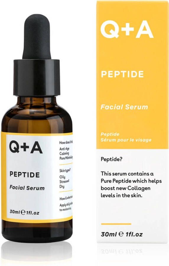 Q+A Skincare Peptide Gezichtsserum 3x 30 ml Voordeelverpakking