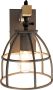 QAZQA arthur Industriele Dimbare LED Smart Wandlamp incl. wifi met Dimmer voor binnen 1 lichts D 40 cm Bruin Industrieel Woonkamer Slaapkamer Keuken - Thumbnail 2