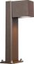 QAZQA 106176 baleno Moderne LED Smart Staande Buitenlamp Staande Lamp voor buiten incl. wifi 1 lichts H 30 cm Roestbruin Buitenverlichting - Thumbnail 1