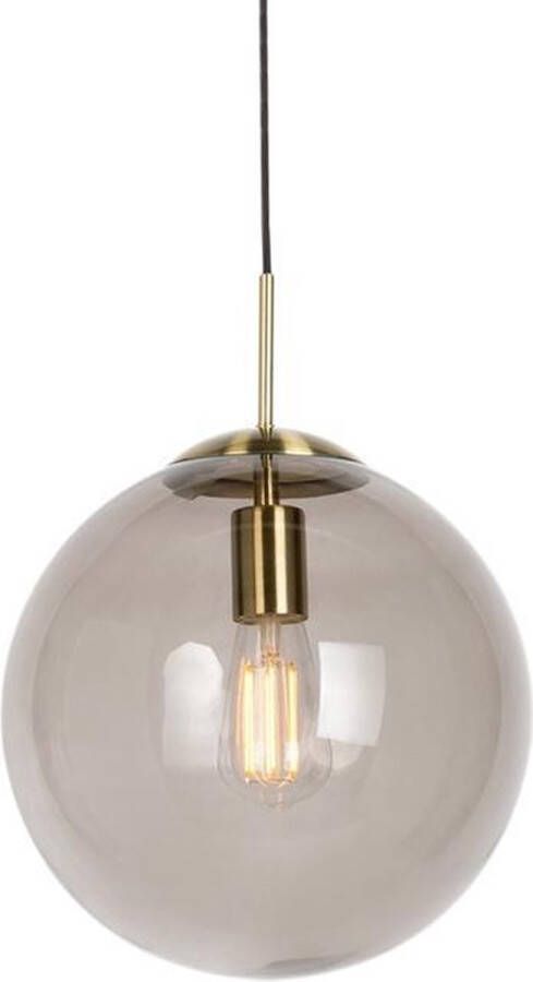 QAZQA ball Moderne Hanglamp 1 lichts Ø 30 cm Goud messing Woonkamer | Slaapkamer | Keuken