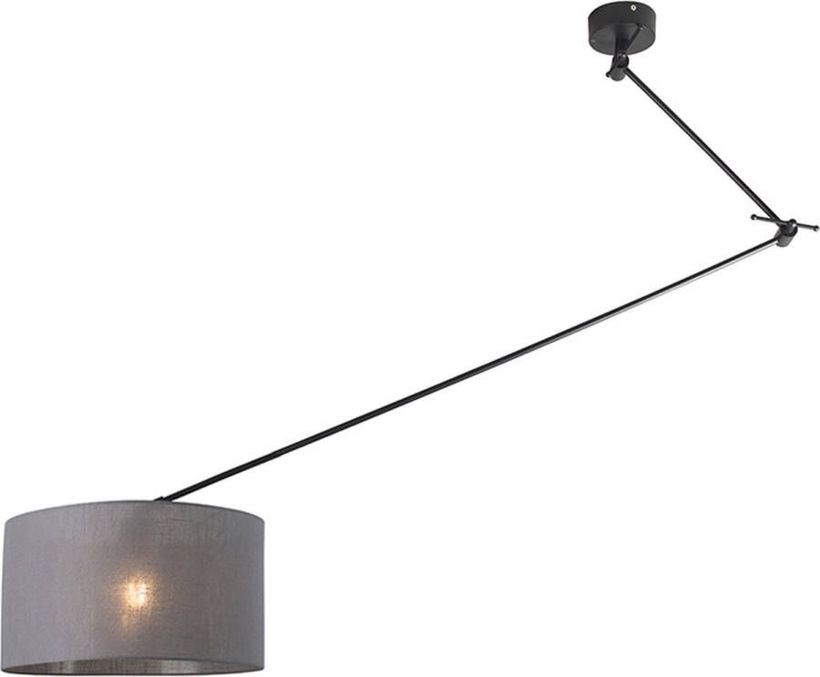 QAZQA blitz Moderne Hanglamp 1 lichts Ø 350 mm Grijs Woonkamer Slaapkamer Keuken