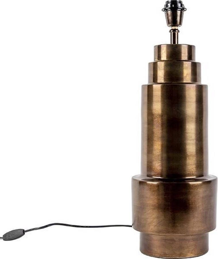 QAZQA bruut Tafellamp 1 lichts H 565 mm Brons