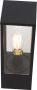 QAZQA charlois Design Staande Buitenlamp | Staande Lamp voor buiten 1 lichts H 40 cm Zwart Buitenverlichting - Thumbnail 1