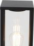 QAZQA charlois Industriele Staande Buitenlamp | Staande Lamp voor buiten 1 lichts H 80 cm Zwart Industrieel Buitenverlichting - Thumbnail 2