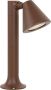 QAZQA ciara Moderne Staande Buitenlamp Staande Lamp voor buiten 1 lichts H 30 cm Roestbruin Buitenverlichting - Thumbnail 1