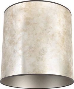 QAZQA Lampenkap cilinder stof Zilver Klassiek Antiek D 400mm